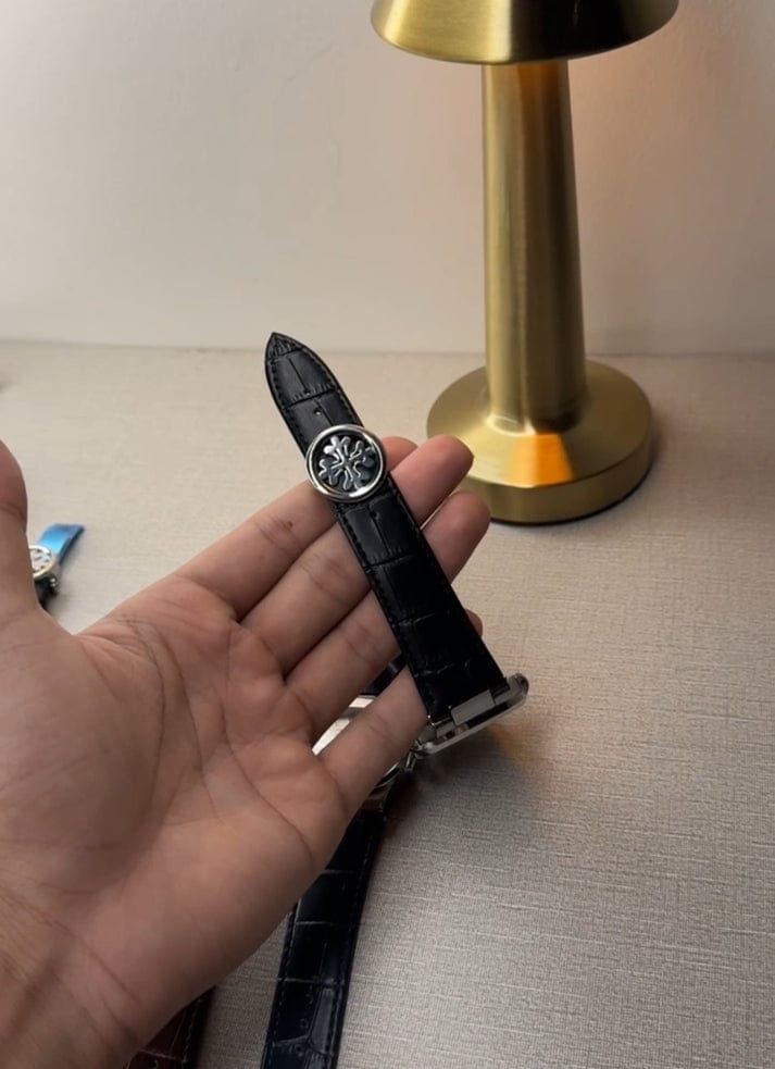 Patek Philippe Genève Leather Watch,