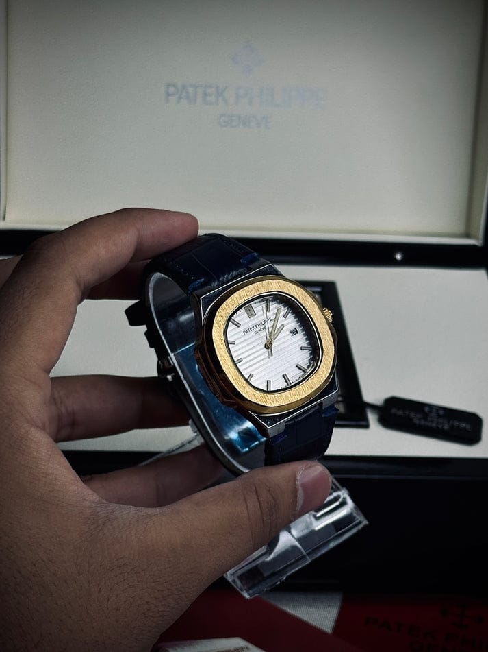 Patek Philippe Genève Leather Watch,